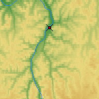 Nearby Forecast Locations - Dzhikimda - Map