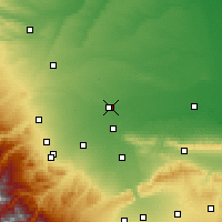 Nearby Forecast Locations - Prokhladny - Mapa