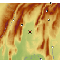 Nearby Forecast Locations - Bokhtar - Map