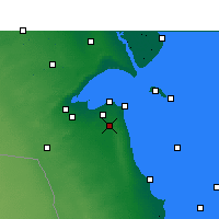 Nearby Forecast Locations - Kuwait - Map