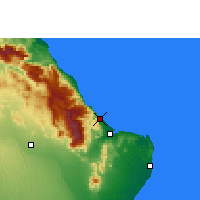 Nearby Forecast Locations - Qalhat - Map