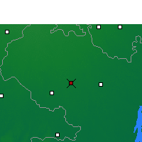 Nearby Forecast Locations - Saidpur Airport - Map