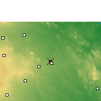 Nearby Forecast Locations - Hanamkonda - Map