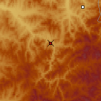 Nearby Forecast Locations - Hadatyn - Map