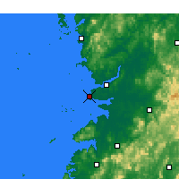 Nearby Forecast Locations - Gunsan - Map