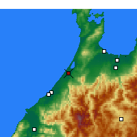 Nearby Forecast Locations - Kanazawa - Mapa