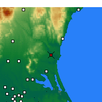 Nearby Forecast Locations - Mito - Map