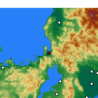 Nearby Forecast Locations - Tsuruga - Map