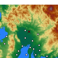 Nearby Forecast Locations - Kakamigahara - Map