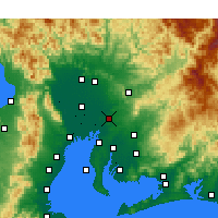 Nearby Forecast Locations - Nagoya - Map
