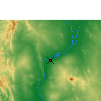 Nearby Forecast Locations - Nyaung-U - Map
