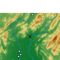 Nearby Forecast Locations - Uttaradit - Map