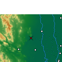 Nearby Forecast Locations - U Thong Agromet - Mapa
