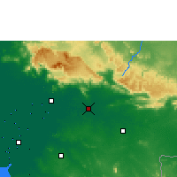 Nearby Forecast Locations - Kabinburi - Map