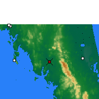 Nearby Forecast Locations - Trang - Map