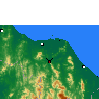 Nearby Forecast Locations - Yala - Map