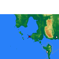 Nearby Forecast Locations - Sihanoukville - Map