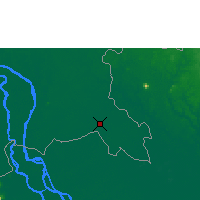 Nearby Forecast Locations - Svay Rieng - Map