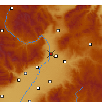 Nearby Forecast Locations - Taiyuan - Map