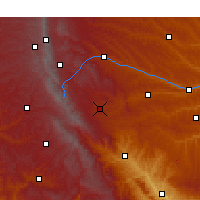 Nearby Forecast Locations - Huating - Map