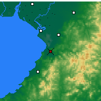 Nearby Forecast Locations - Gaizhou - Map