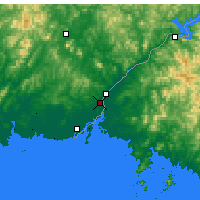 Nearby Forecast Locations - Dandong - Map