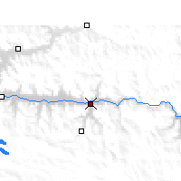 Nearby Forecast Locations - Tsetang - Map