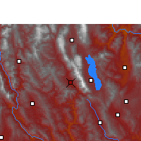 Nearby Forecast Locations - Yangbi - Map
