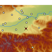 Nearby Forecast Locations - Chang'an - Map