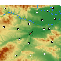 Nearby Forecast Locations - Luoyang - Map