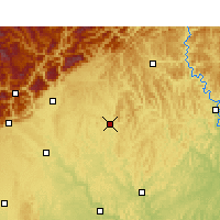 Nearby Forecast Locations - Zitong - Map