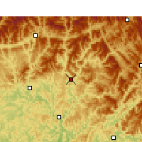 Nearby Forecast Locations - Tongjiang/SCH - Map
