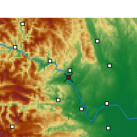 Nearby Forecast Locations - Yichang - Map