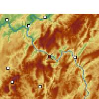Nearby Forecast Locations - Wulong - Map