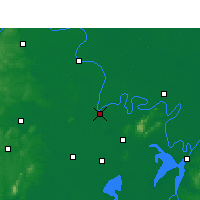 Nearby Forecast Locations - Shishou - Map