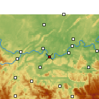 Nearby Forecast Locations - Jiangan - Map