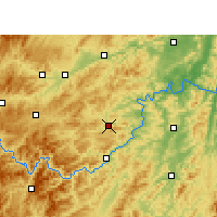 Nearby Forecast Locations - Tianzhu - Map