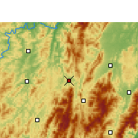 Nearby Forecast Locations - Suining/HUN - Map