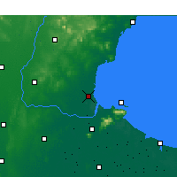 Nearby Forecast Locations - Ganyu - Map