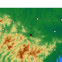 Nearby Forecast Locations - Huoshan - Map