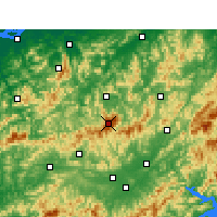 Nearby Forecast Locations - Huangshan - Map