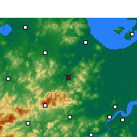 Nearby Forecast Locations - Anji - Map