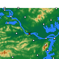 Nearby Forecast Locations - Wuxue - Map