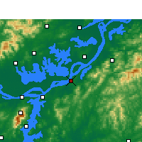 Nearby Forecast Locations - Pengze - Map