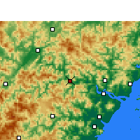 Nearby Forecast Locations - Qingtian - Map