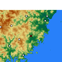 Nearby Forecast Locations - Fuding - Map