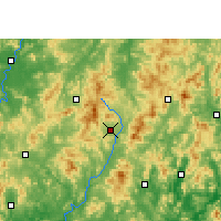 Nearby Forecast Locations - Xunwu - Map