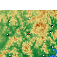 Nearby Forecast Locations - Dapu - Map