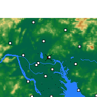 Nearby Forecast Locations - Guangzhou - Map