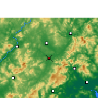 Nearby Forecast Locations - Wuhua - Map